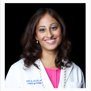 Dr. Nina G. Desai DO, Family Practitioner