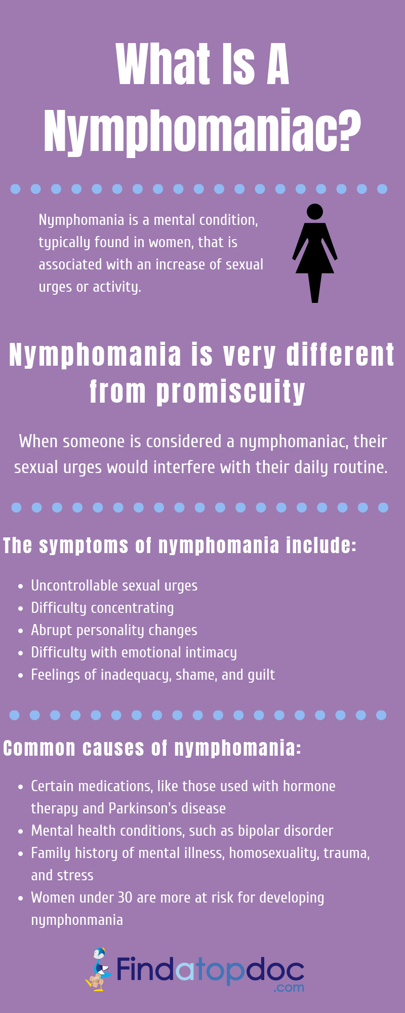 Nymphomania Causes, Symptoms, Treatment, and Diagnosis