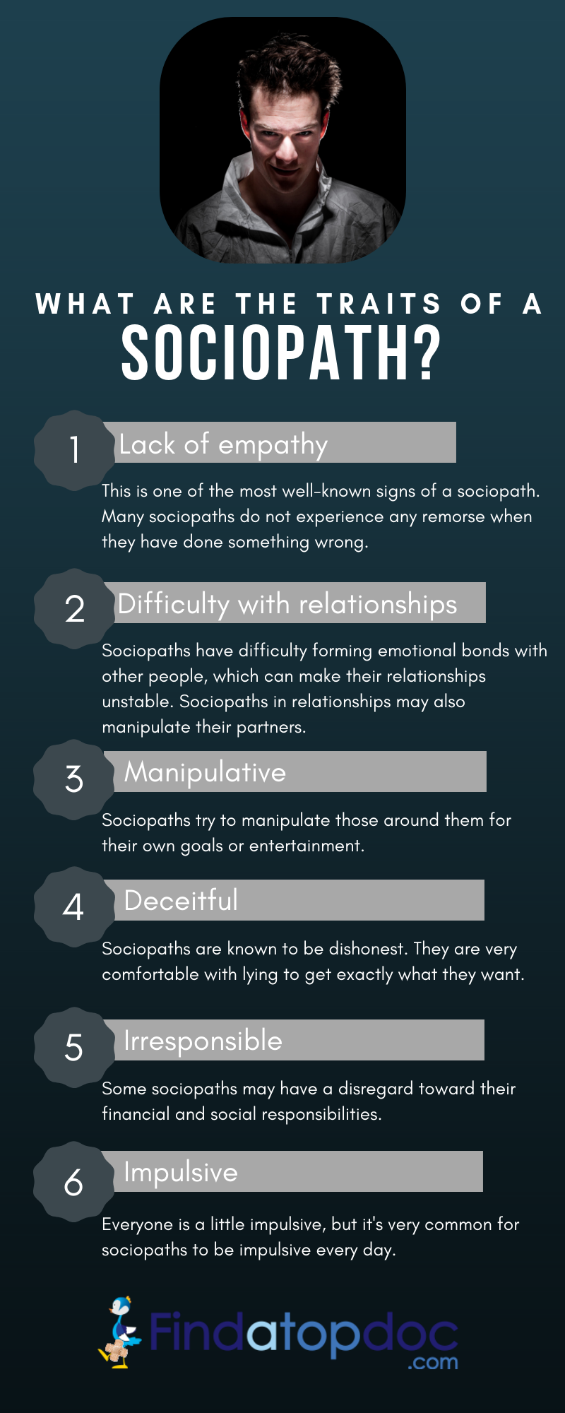 The 8 Common Traits Of A Sociopath