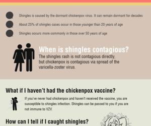 shingles contagious period